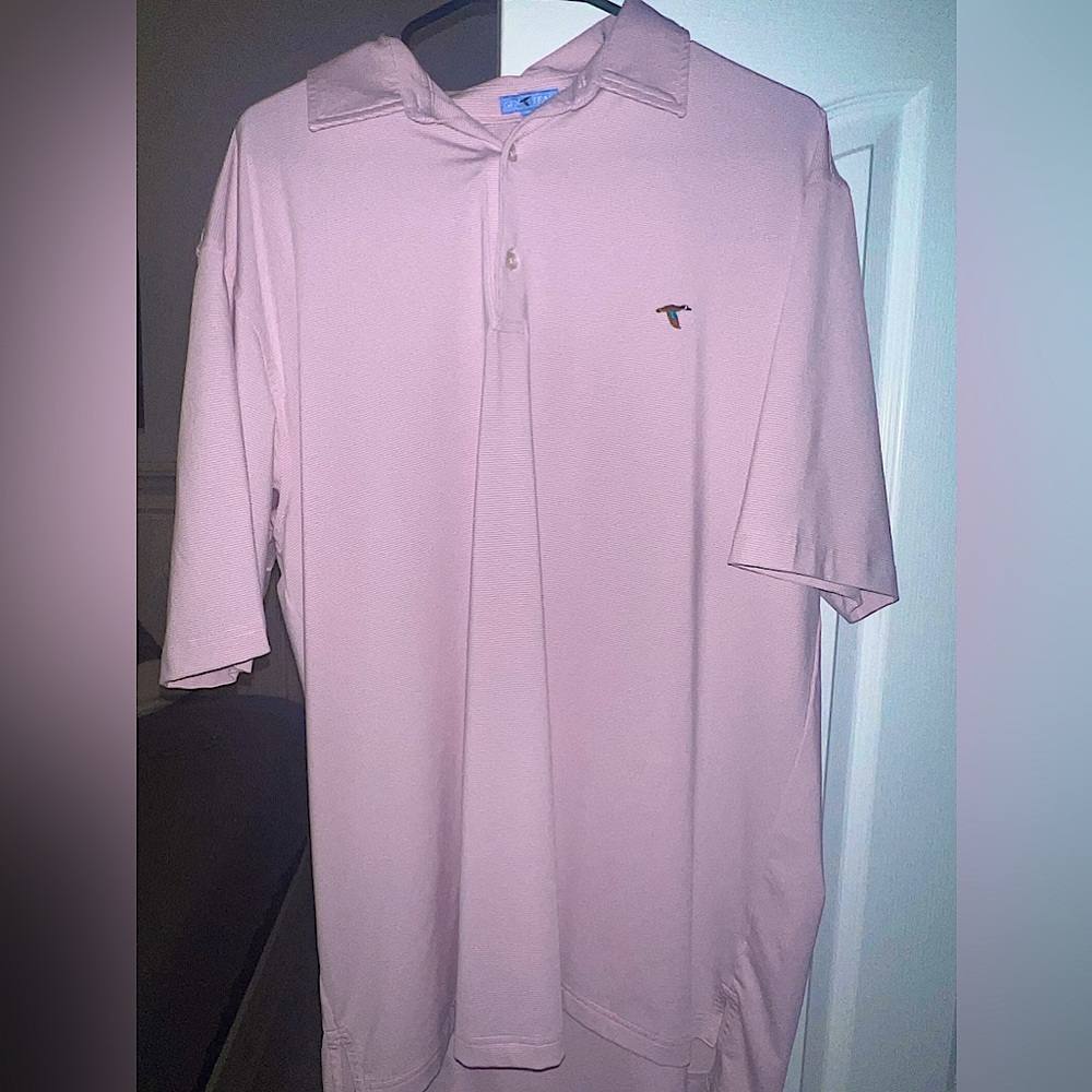 Gen Teal Polo Collard Shirt